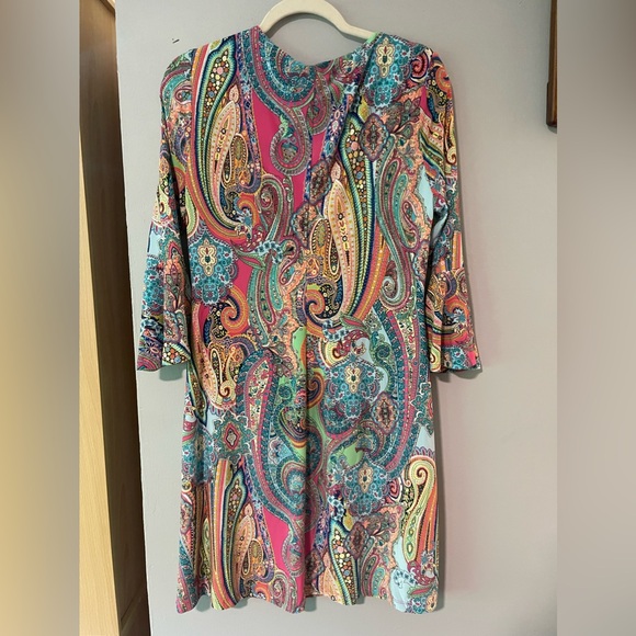 Tommy Hilfiger Paisley Size 10 Dress - Picture 2 of 4